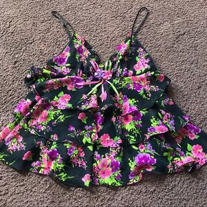 Lot of 2 Betsey Johnson lingerie tops